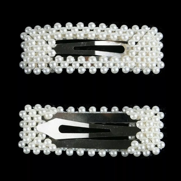 Accessories - Daphne Pearl Hair Clip Faux Jewels Ladies